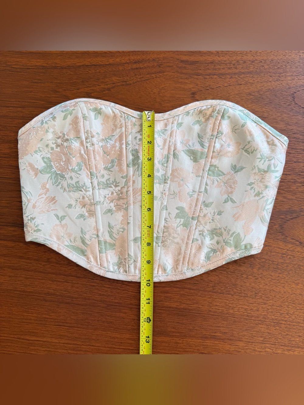 Altar’d State Floral Corset Bustier Top Cropped Coquette Small - Picture 7 of 10